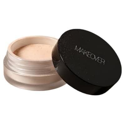 MAKEOVER LOOSE باودر فاونديشن WHITH MINI KABUKI فرشاة - F 0 9