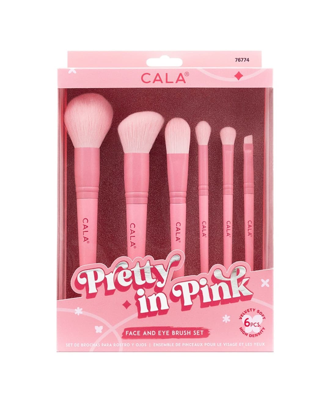 كالا بريتي إن بينك - طقم فرش للوجه والعين 6 قطع