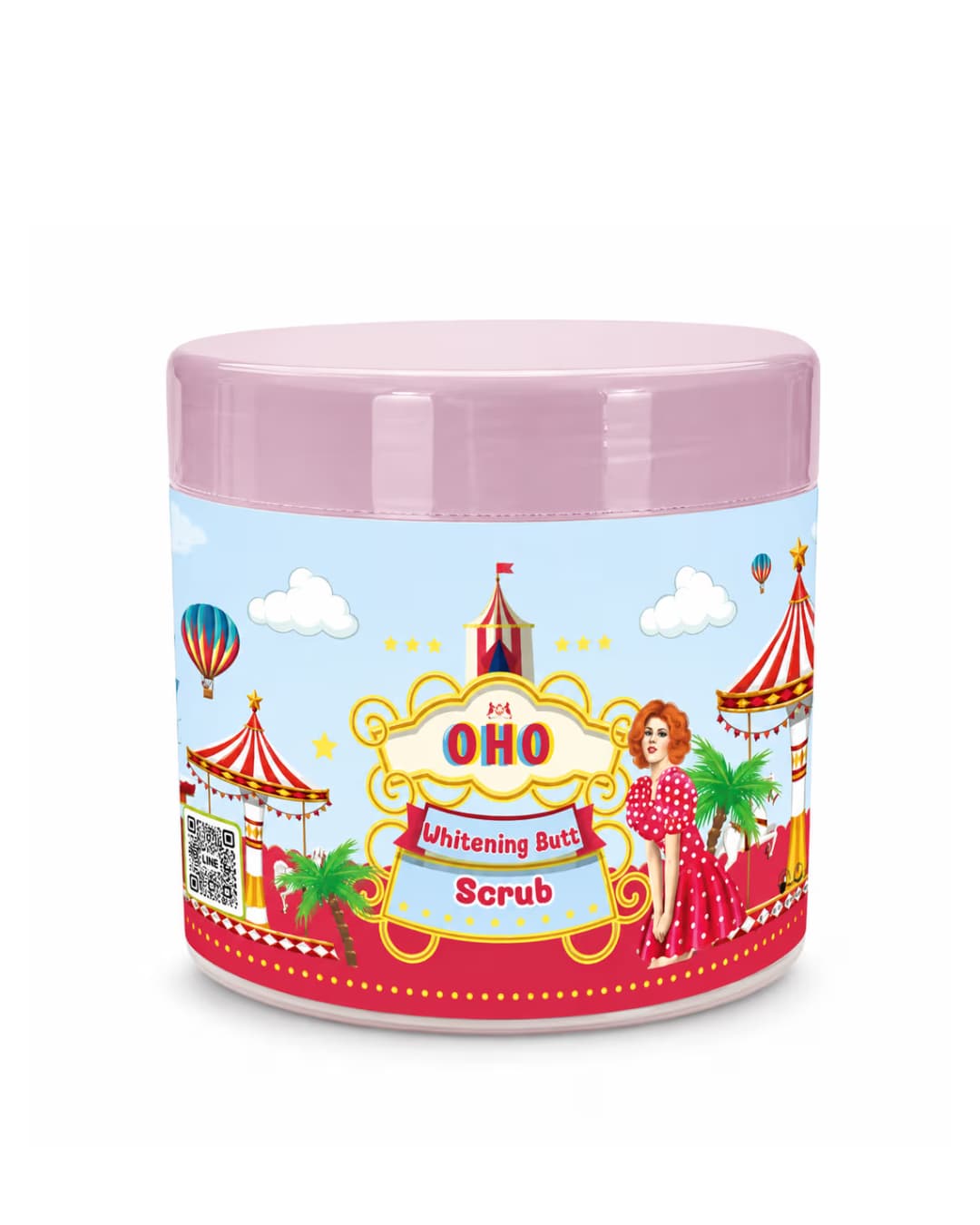 OHO WHITENING BUTT سكراب
