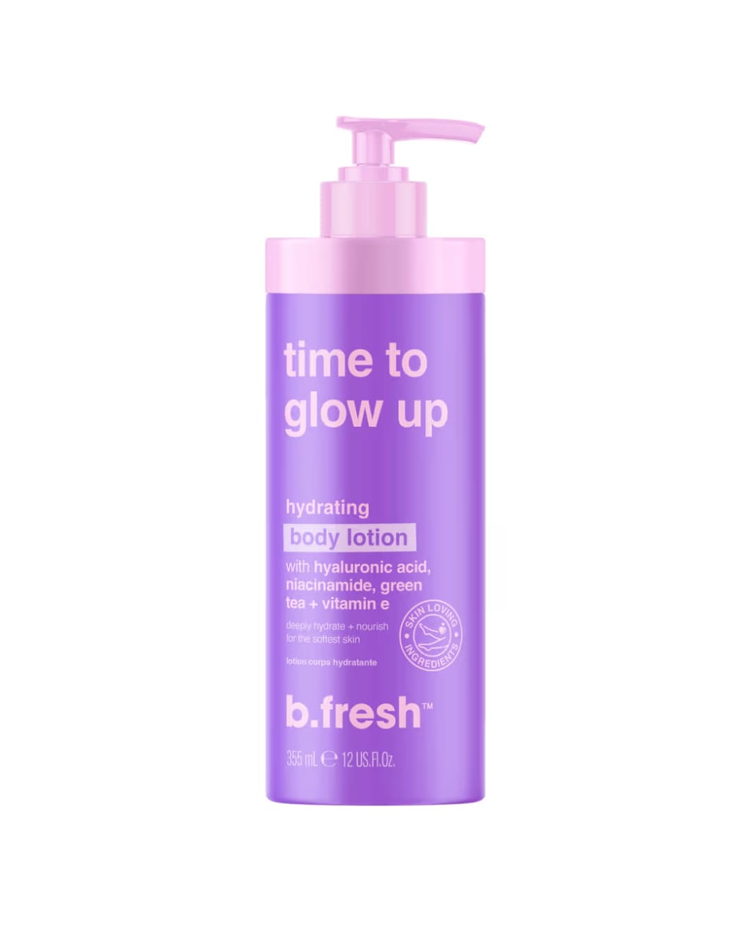 B . FRESH TIME TO GLOW UP 3 5 5 ML