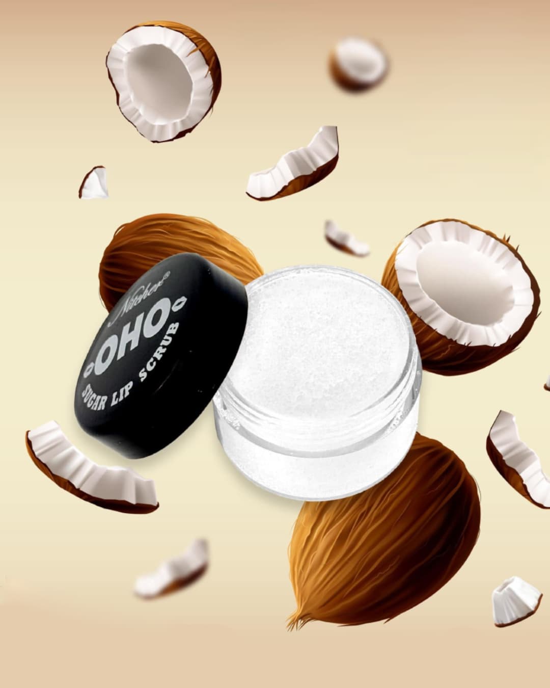 OHO COCONUT SUGAR LIP سكراب